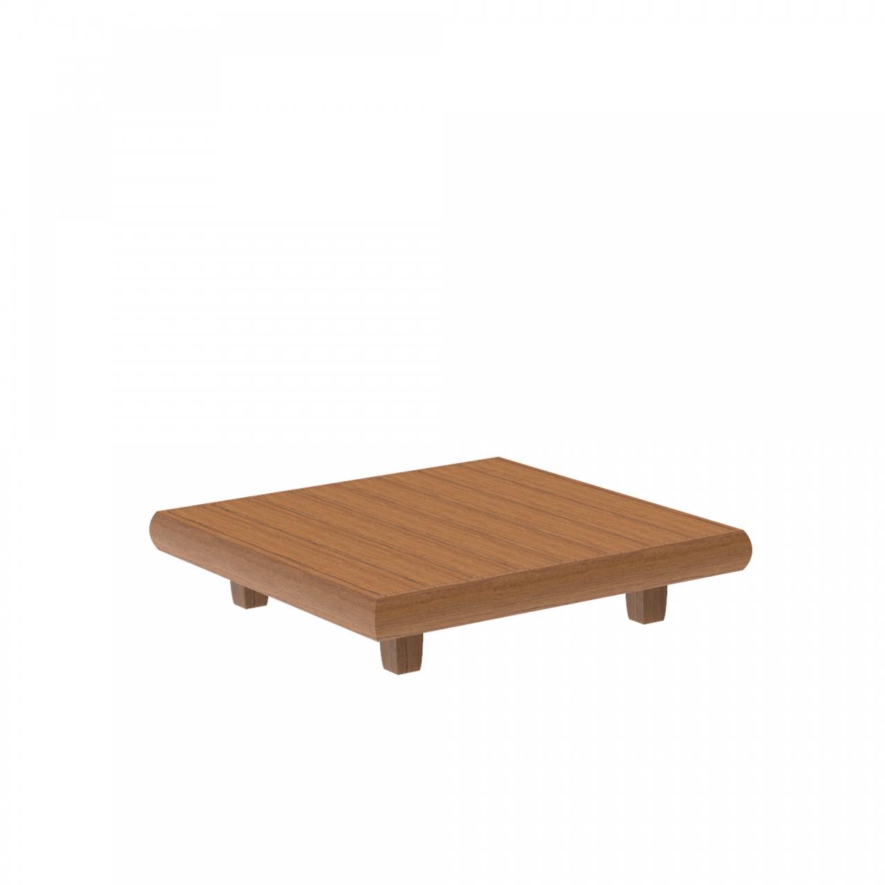 teak modular coffee table for outdoor garden lounge set
