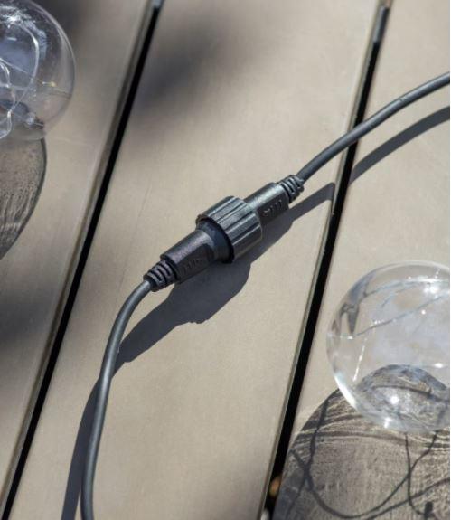 extending garden string festoon lights detail weatherproof for outdoor use