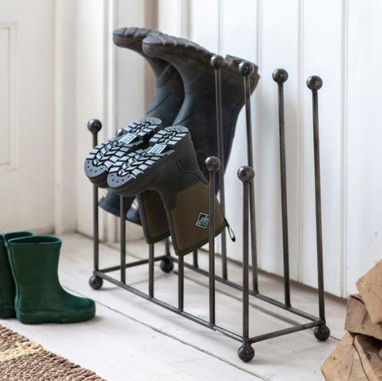 Welly Boot Shoe Stand for Indoor Use Hallways and Bootrooms