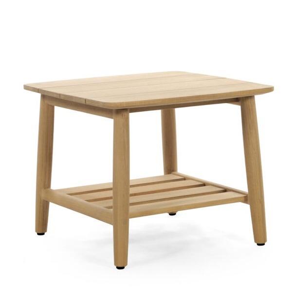 teak garden side table A grade premium outdoor lounge furniture noa