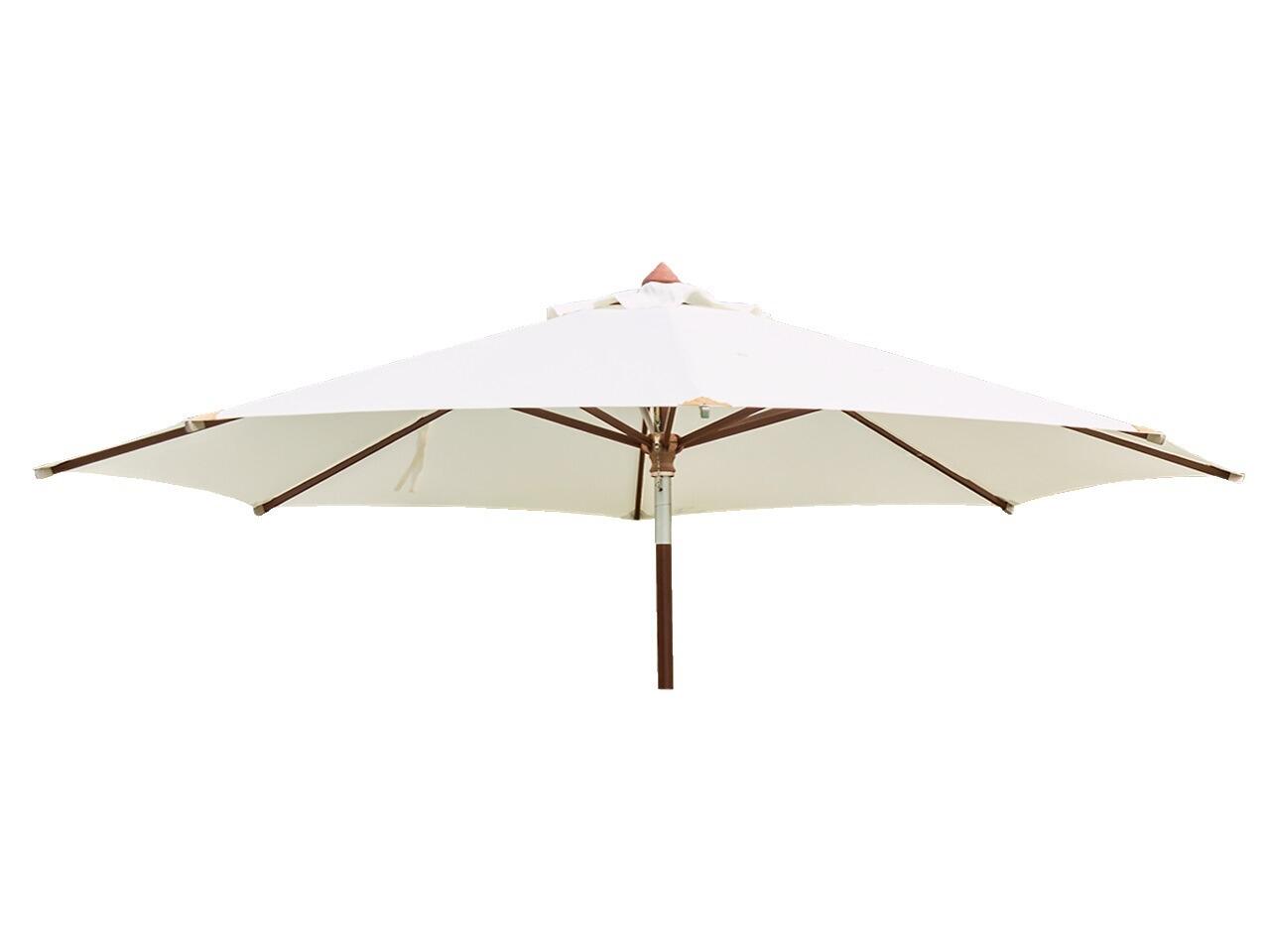 ecru hardwood garden parasol 3 m patio shade alexander rose