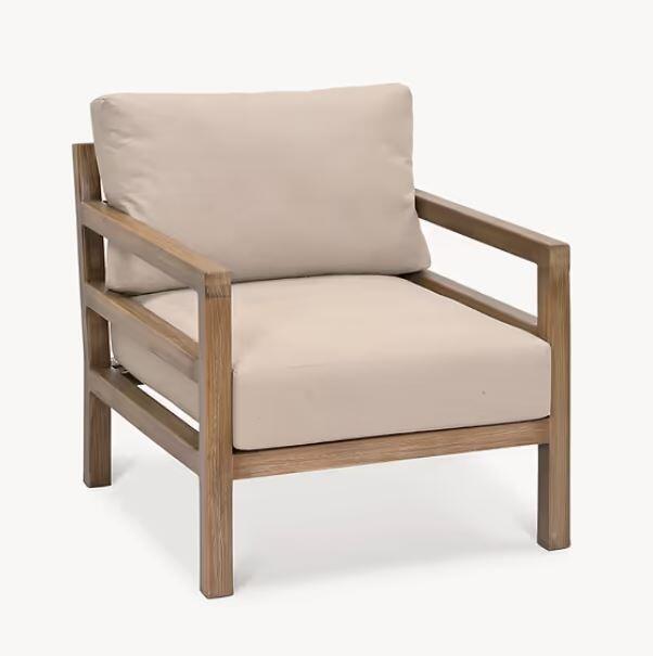 garden lounge armchair outdoor patio all weather sandridge acacia hardwood