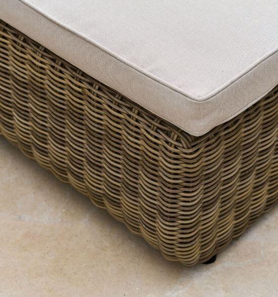rattan garden lounge sofa set modern skala all weather weave in brown with deep cushions indoor outdoor