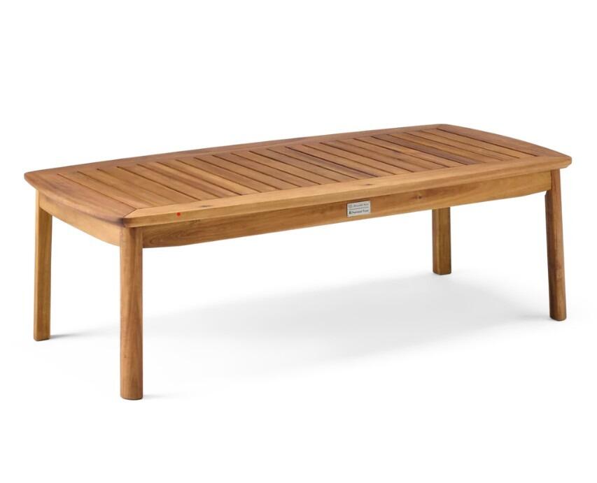 acacia wood hardwood garden patio coffee table national trust cotswold patio outdoor furniture
