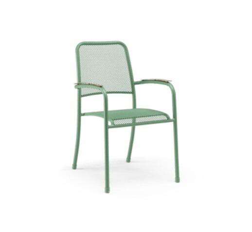 stacking garden dining chairs garden table olive green metal mesh bistro cafe patio outdoor bergen furniture