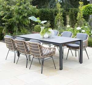 Metal Garden Dining Furniture Ingarden, Metal Dining Table And Chairs Outdoor
