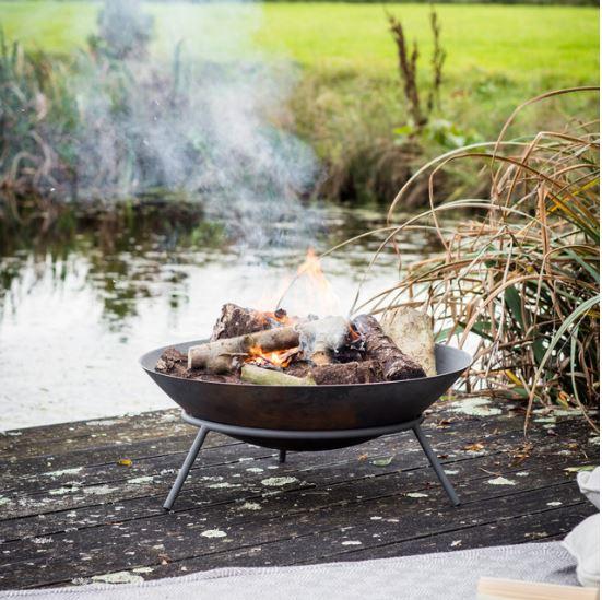 cast iron garden outdoor firepit or fire bowl