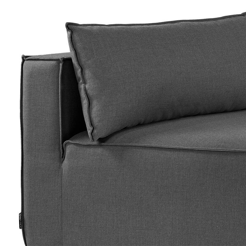 grey modular modern garden lounge sofa units all weather fabric sunbrealla
