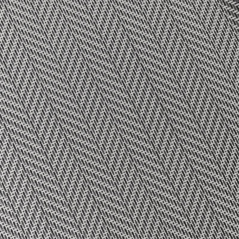 grey sling fabric all weather seating herringbone design with metal armchair and sofa