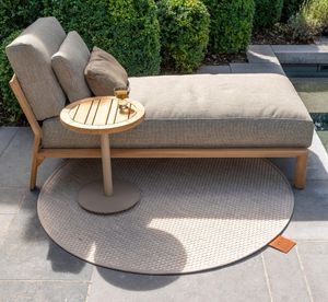 teak garden sunbed pool sun lounger all weather cushions modern contemporary outdoor lucas lounging