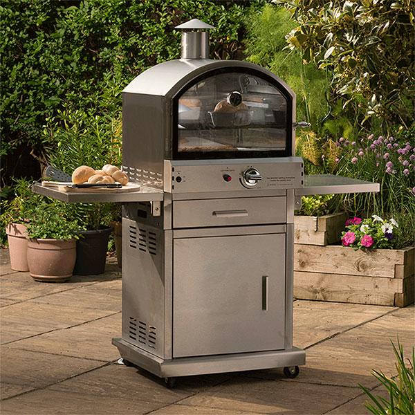 stainless steel garden outdoor pizza oven al fresco cooking