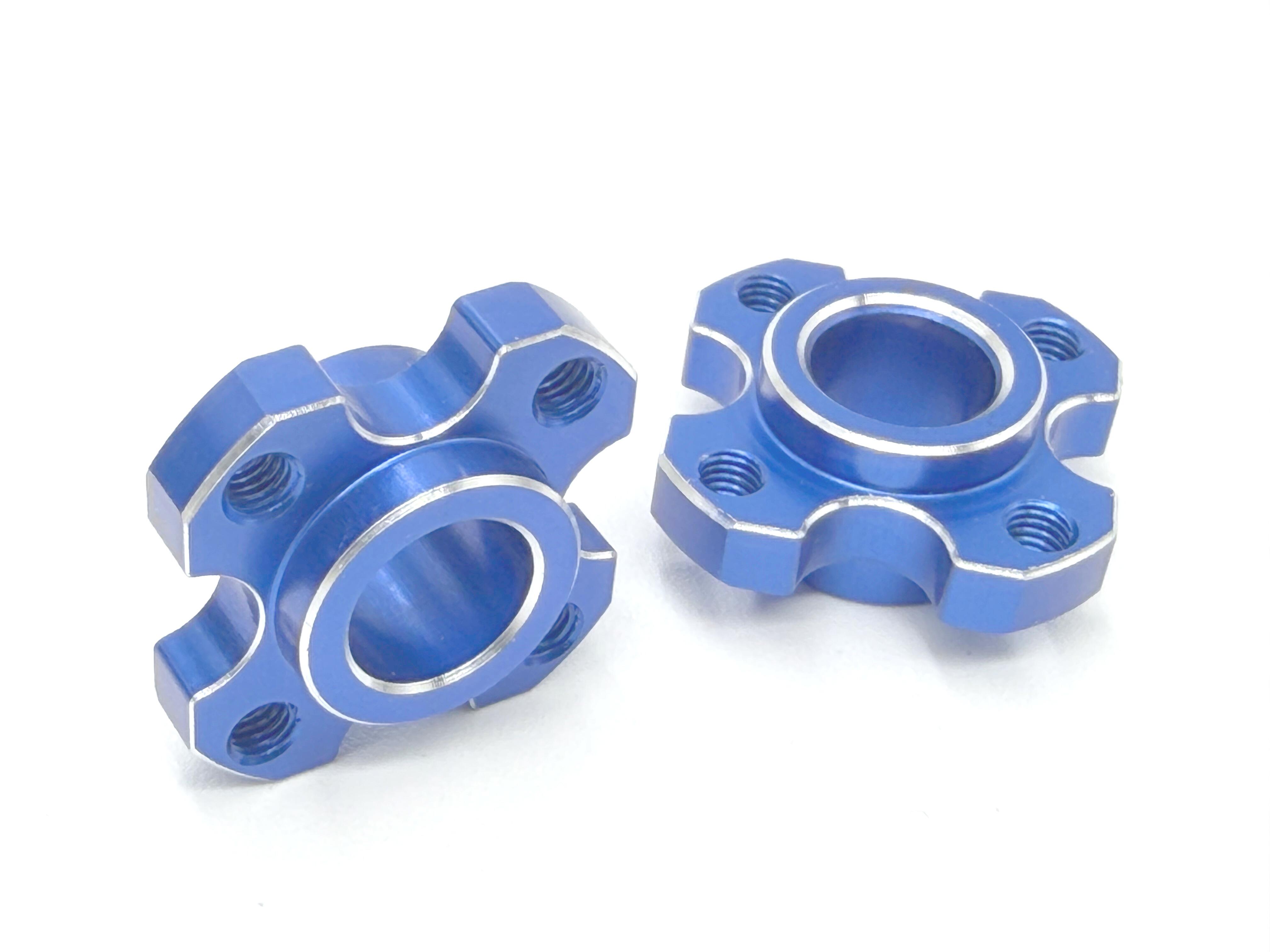 Yokomo - Associated Polished Edged FRONT Wheel Adaptors (2)