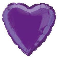Purple Heart Foil Inflated Balloon