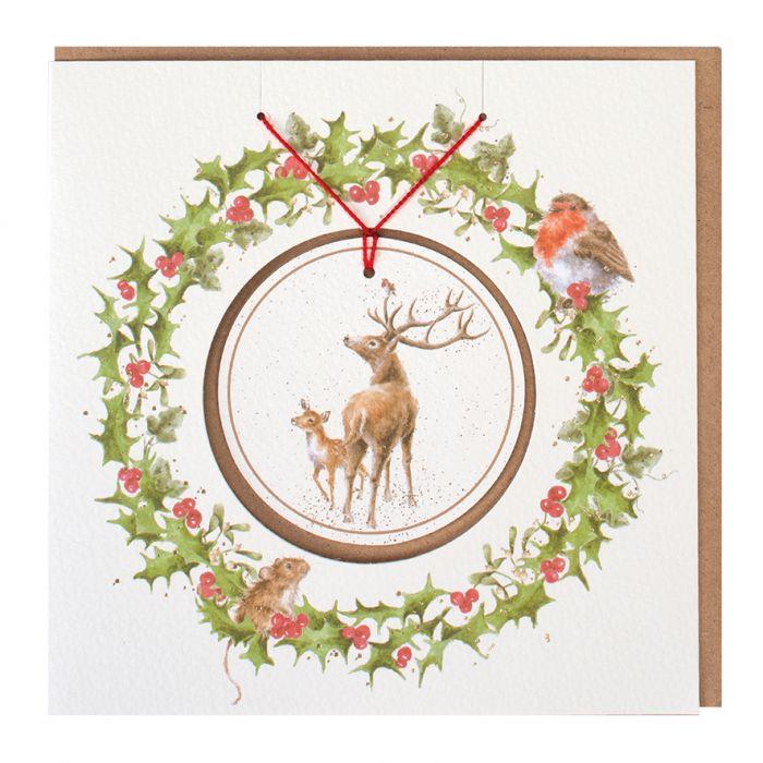 Wrendale Single Christmas Card - Deer