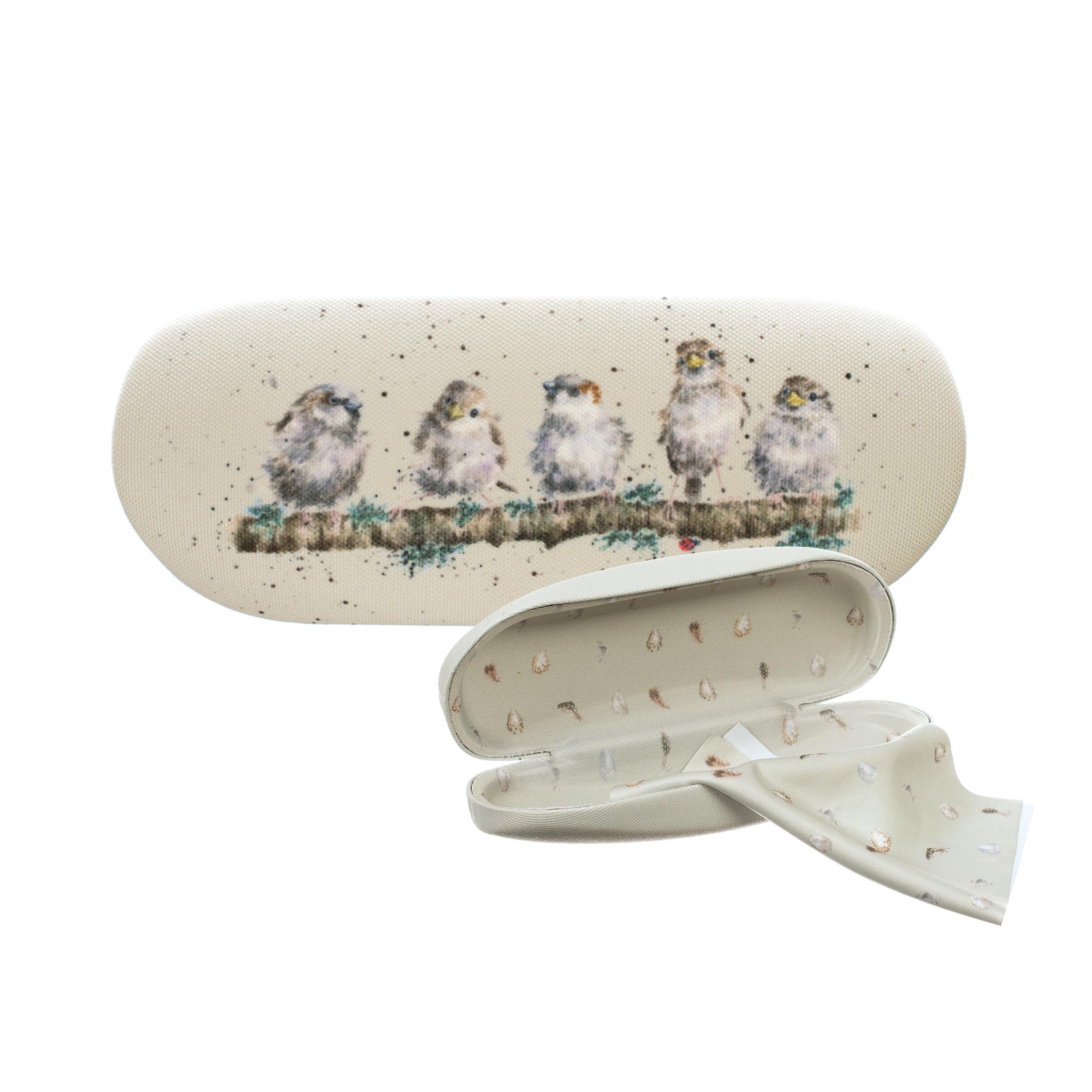 Wrendale Glasses Case Birds Front and Inside