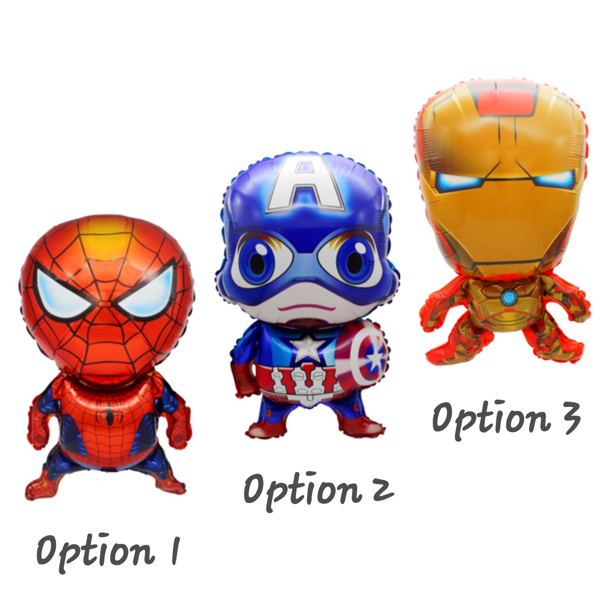 Superhero's, Spiderman, Captain America, Iron Man