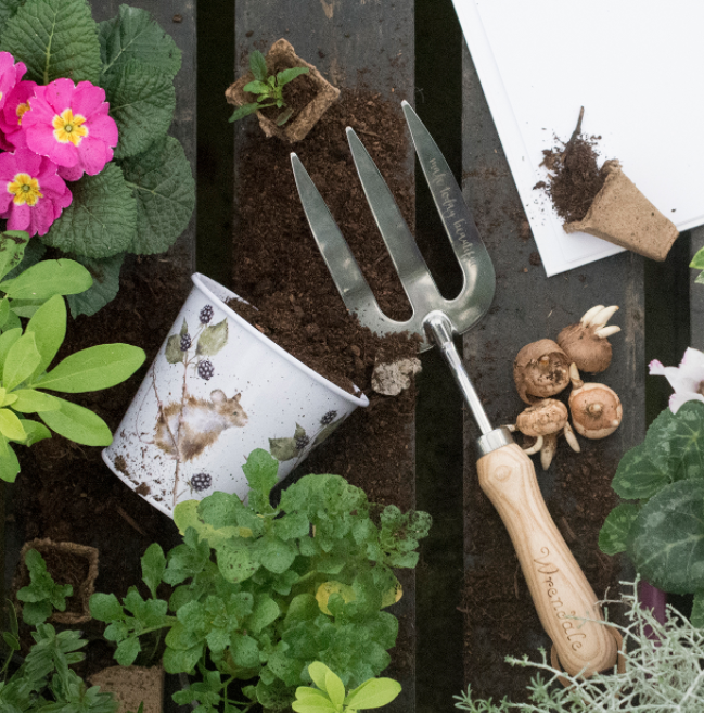 Wrendale Designs Herb Pots in Garden