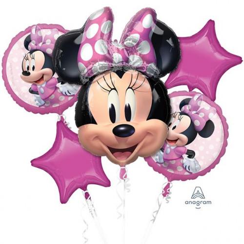 Large Balloon Bouquet Minnie Mouse stock image