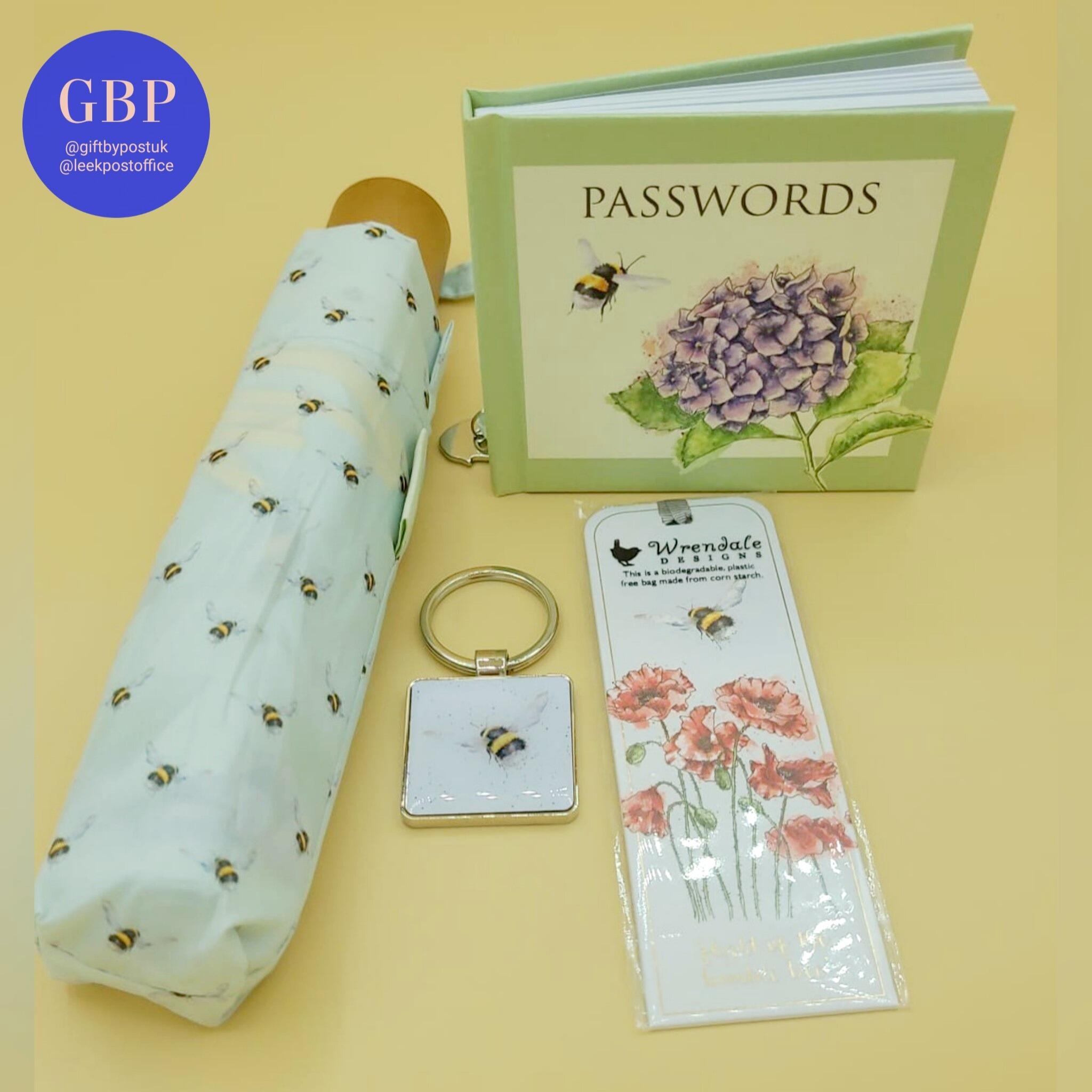 The Country Set Password Book – Wrendale Designs Floral Hedgehog Passwords  Book