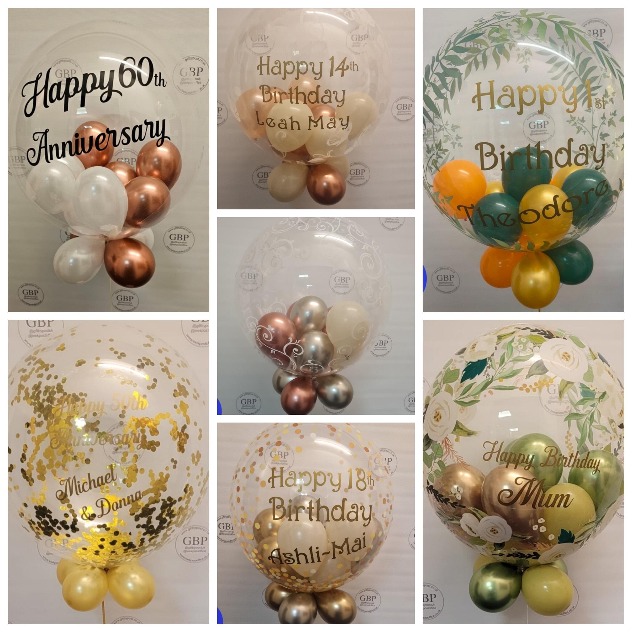 Balloons filled with smaller balloons