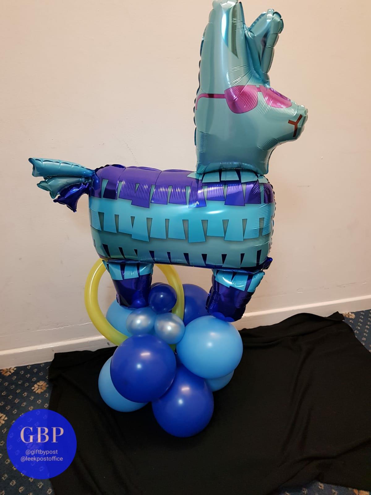 Fortnite Llama on a base of balloons