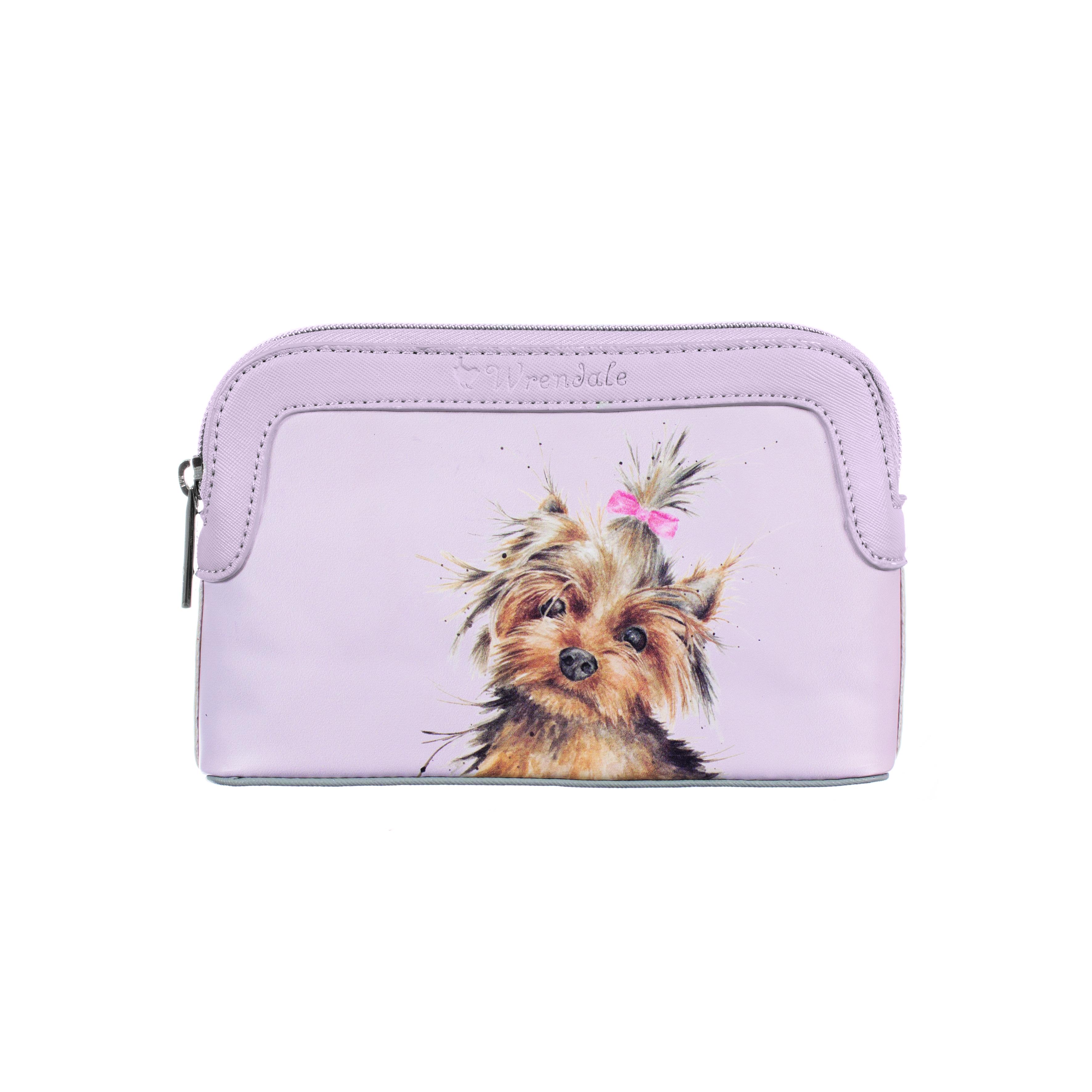 WRENDALE COSMETIC BAG SMALL - DOG FRONT