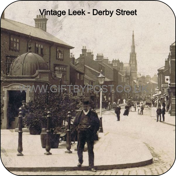 Coaster - Leek Staffordshire - Derby Street c1900