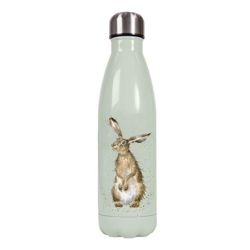 Wrendale Water Bottle Flask Hare Front