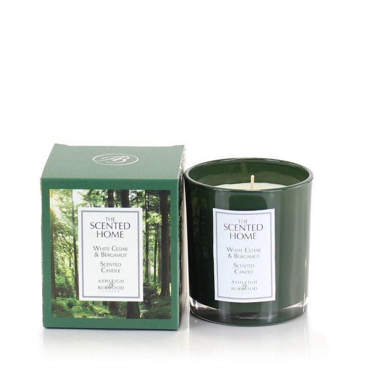 white cedar and bergamot candle ashleigh and burwood