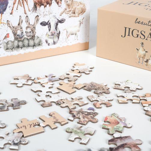 Wrendale Jigsaw Puzzle, Farmyard friends, Pieces