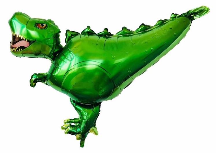 Green T-rex balloon