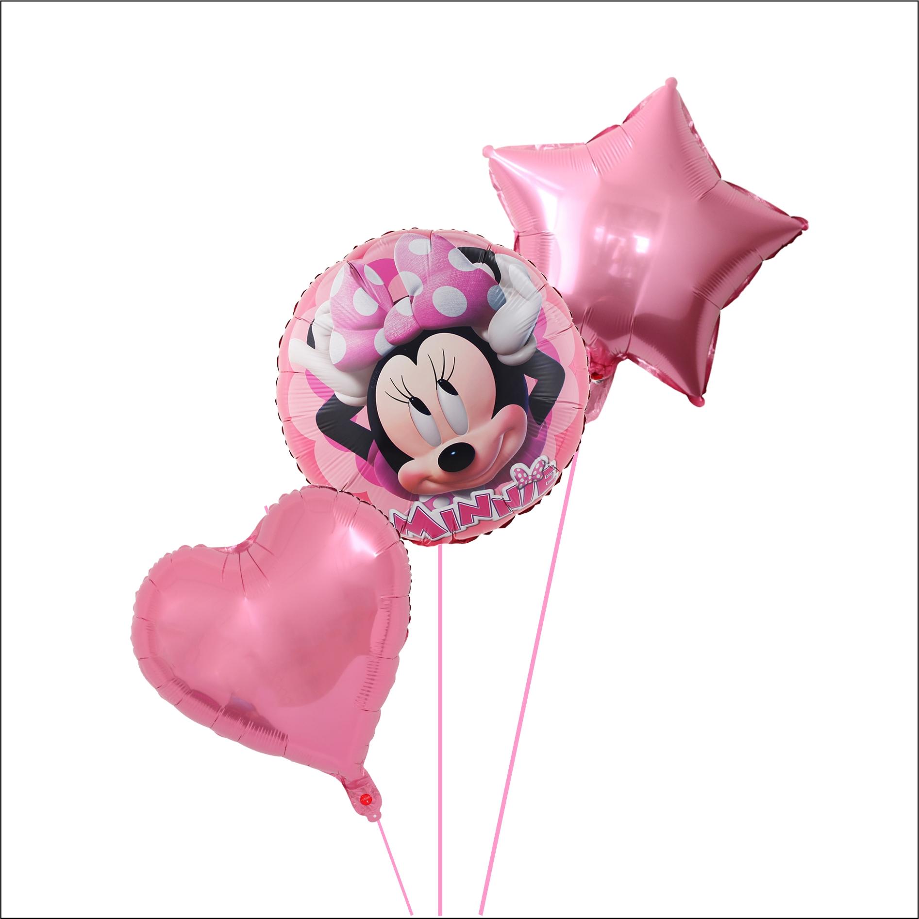 Balloon Bouquet - Minnie Mouse Pink