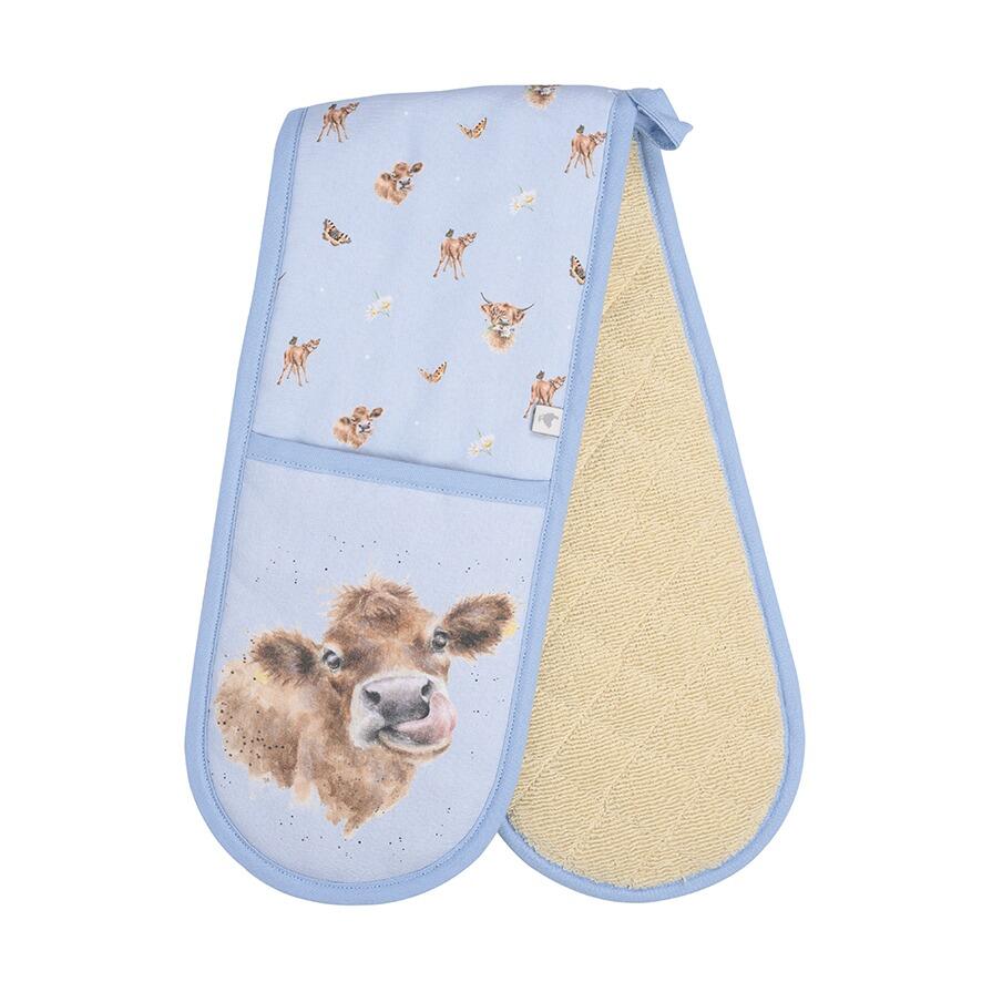 Wrendale - Double Oven Glove - Farmyard Friends