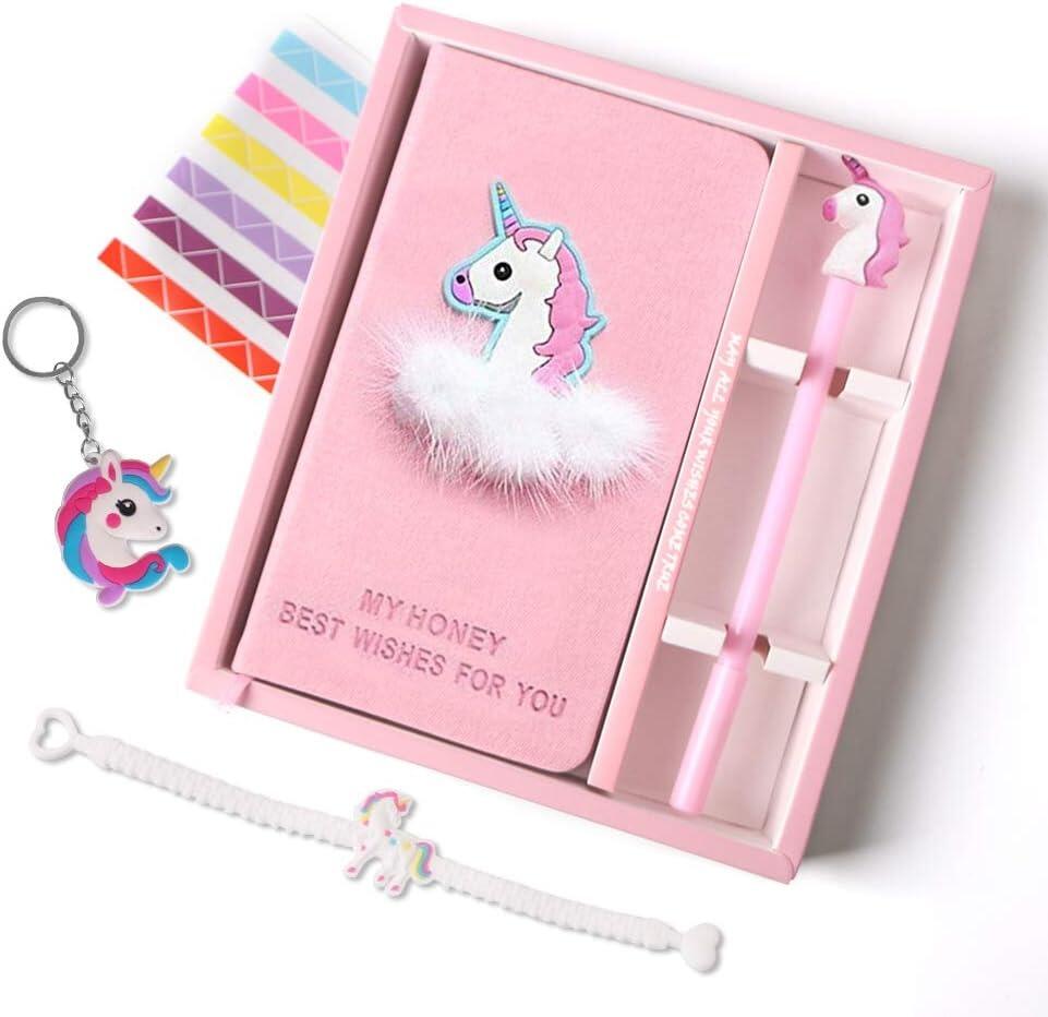 Unicorn Notebook & Stationery Gift Set front