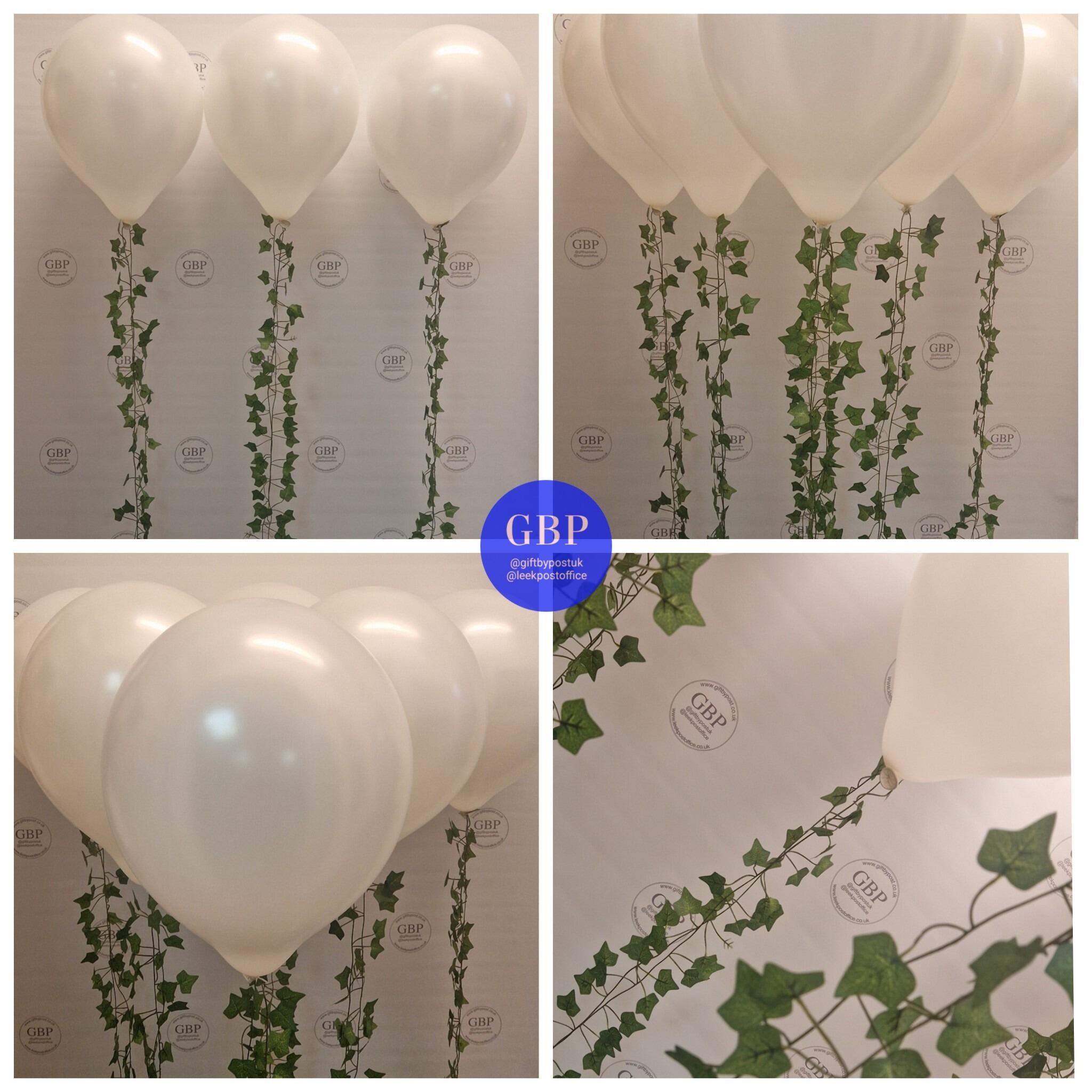 Large Latex Balloon with Ivy collage