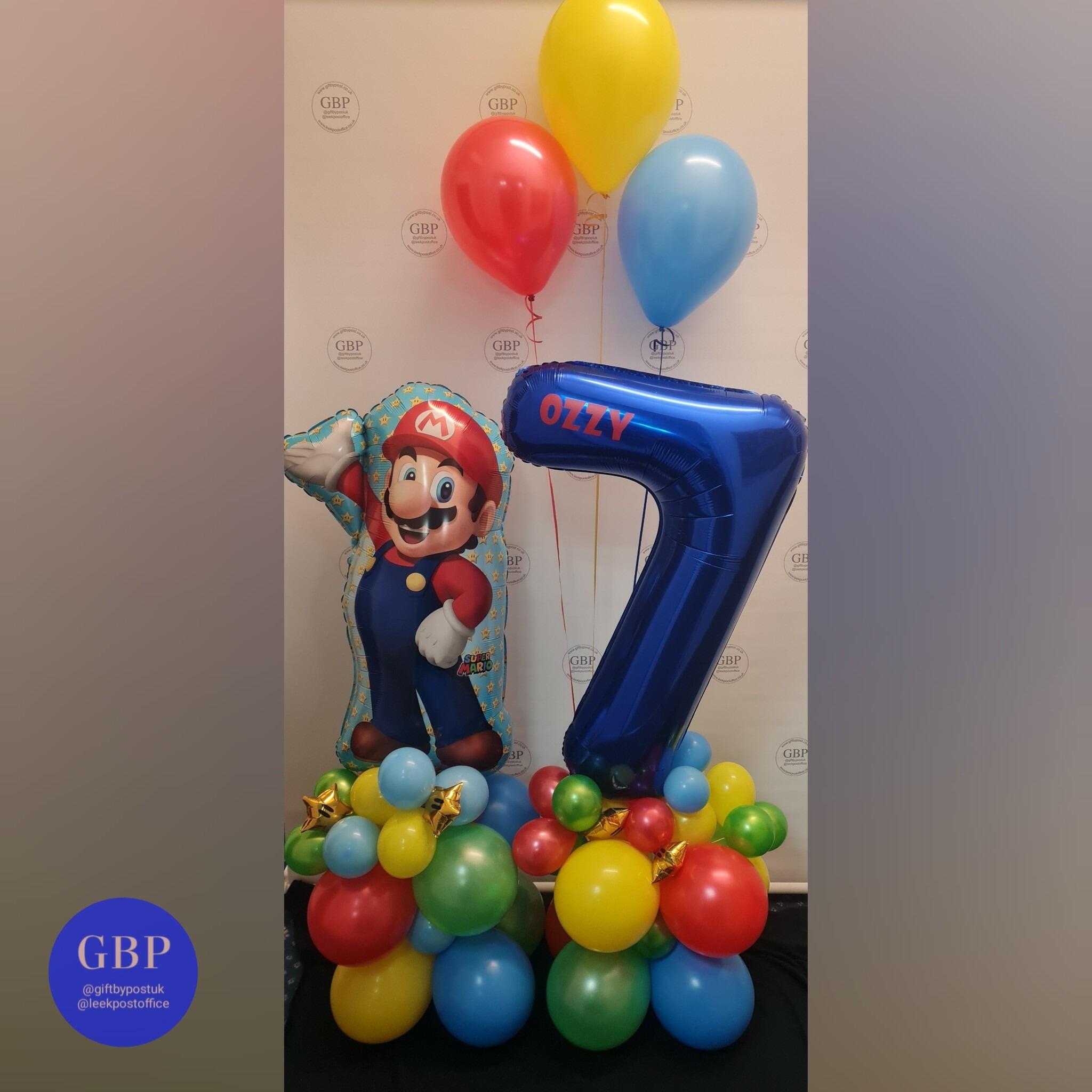 Themed Balloon Display - Mario