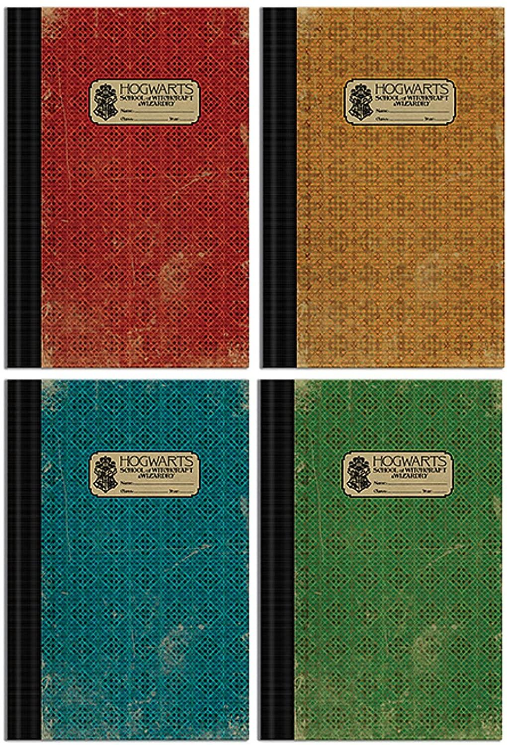 A4 Harry Potter notebooks, all 4