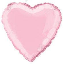 Light Pink Heart Foil Inflated Balloon