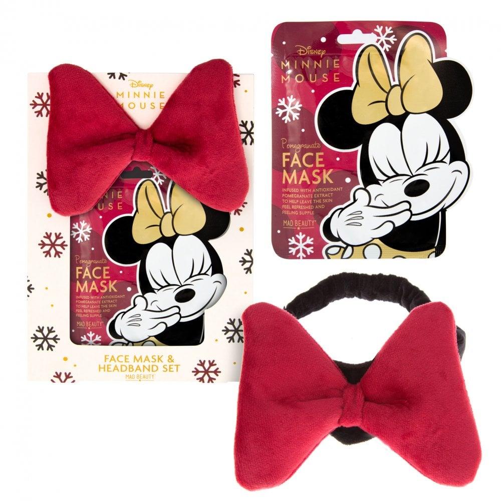 Disney Minnie Mouse Headband and Face Mask Gift Set individual items