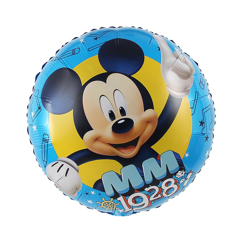 Inflated single helium balloon, mickey mouse