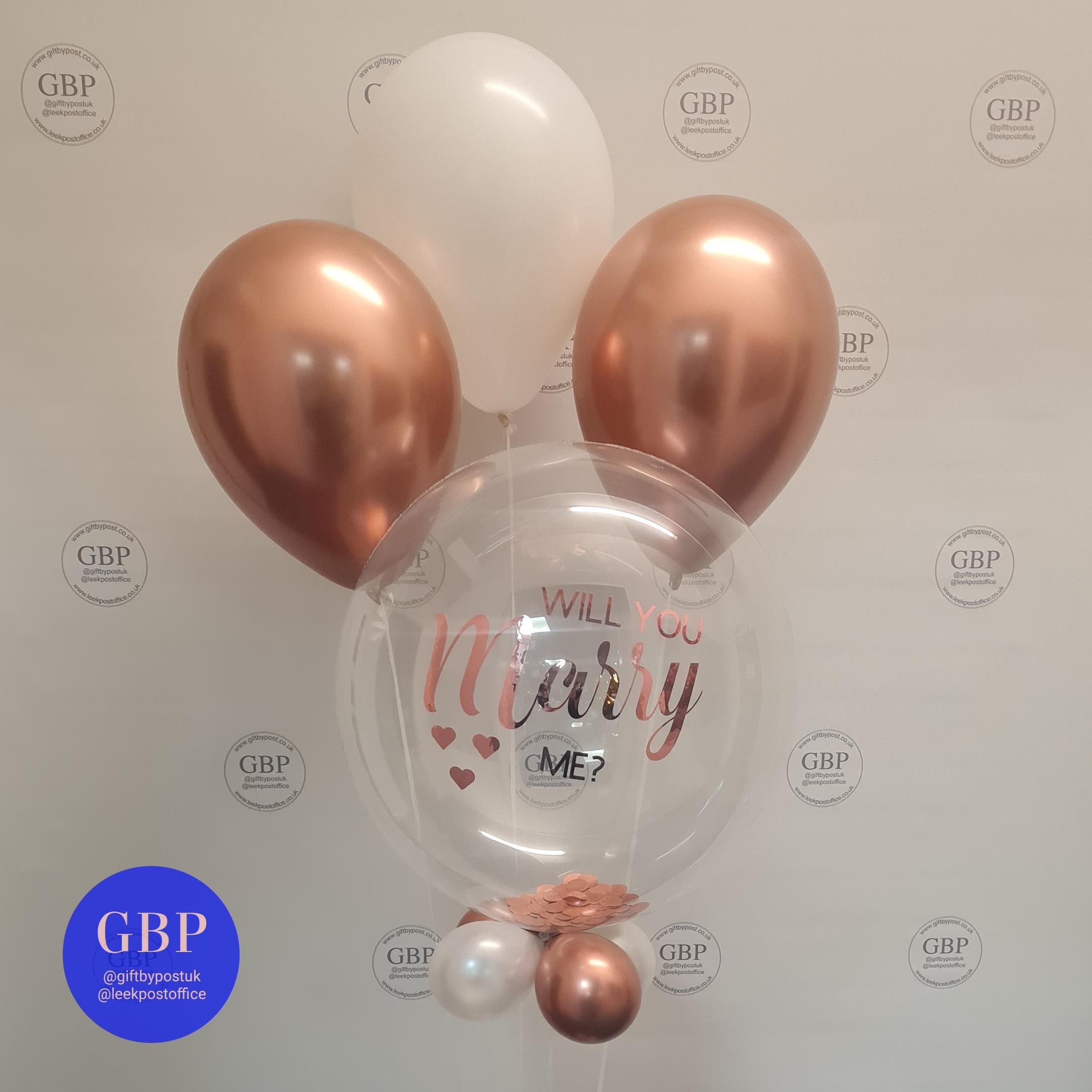 Will you Marry Me Bubble Balloon