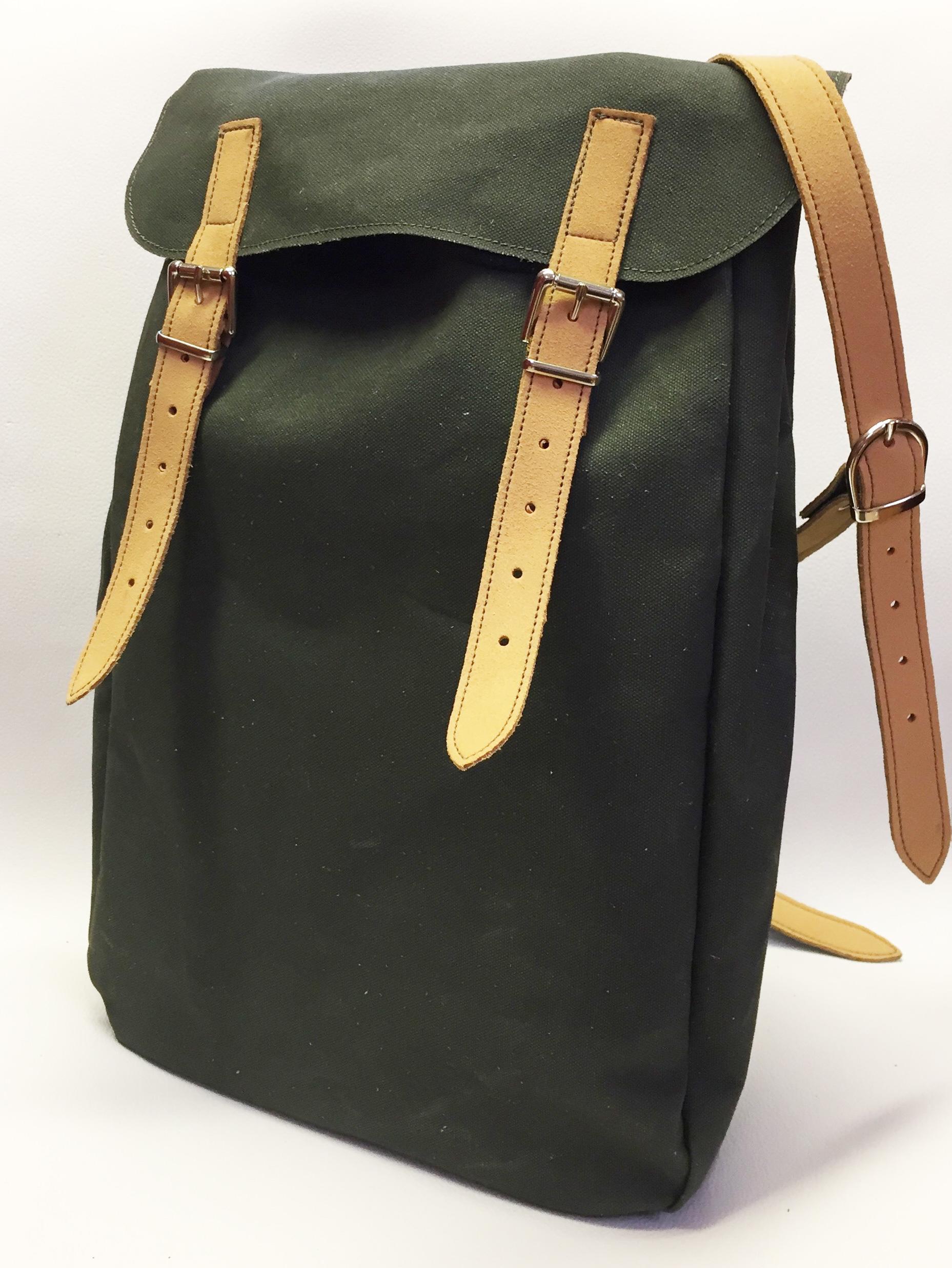 Vegan sale canvas backpack