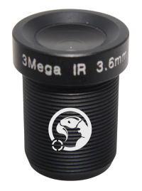 S-Mount 3.6mm f2.0 Lens
