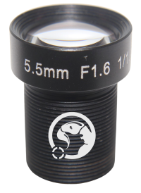 S-Mount 5.5mm f1.6 Lens