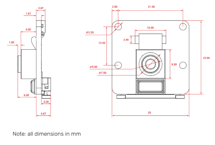 16MP Autofocus Camera Module For Raspberry Pi