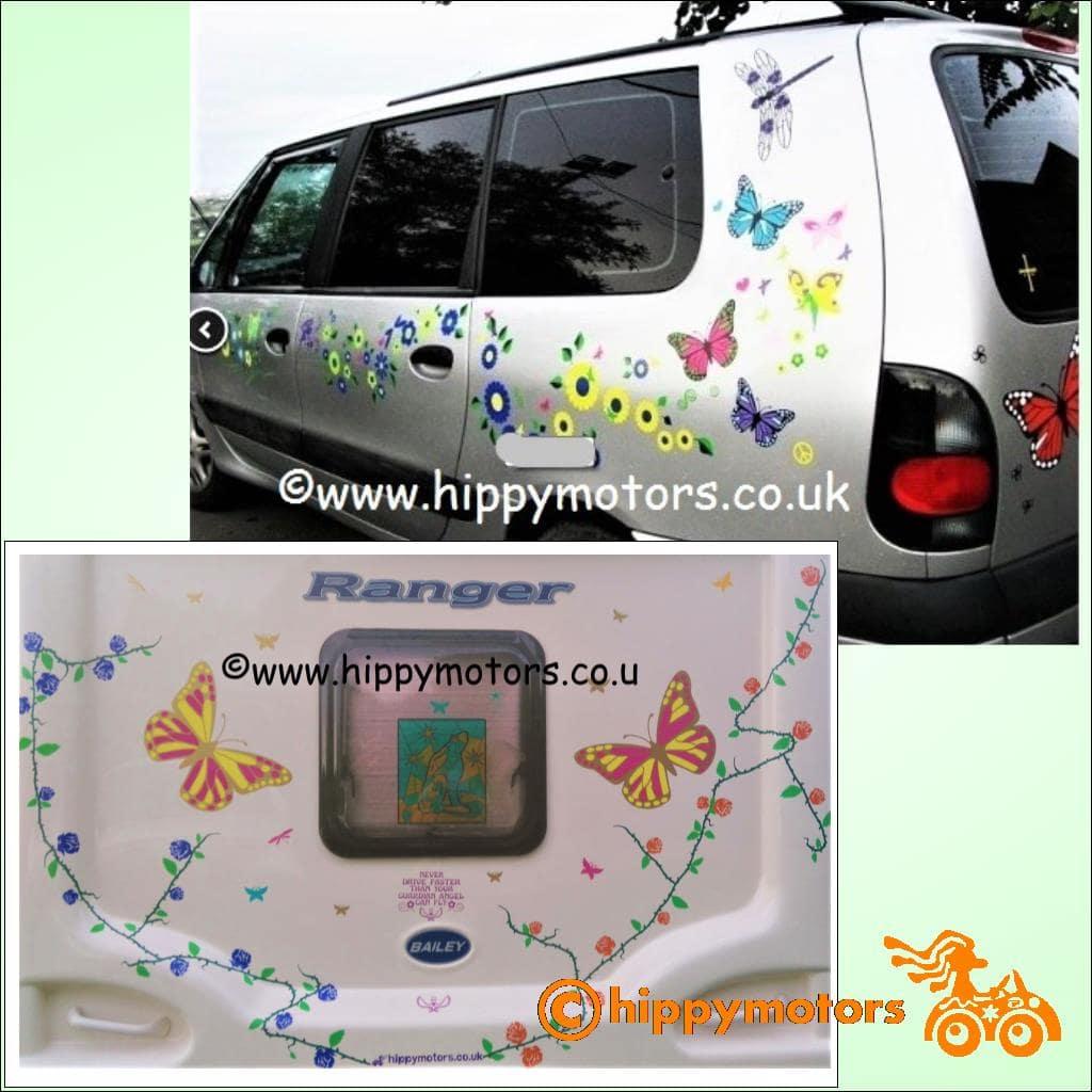 butterfly vinyls for cars and caravans by hippy motors