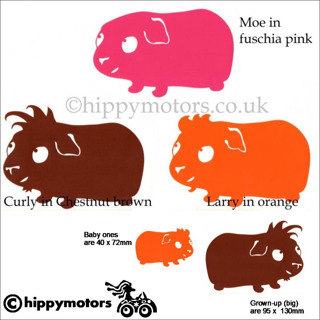 Guinea Pig vinyl car stickers