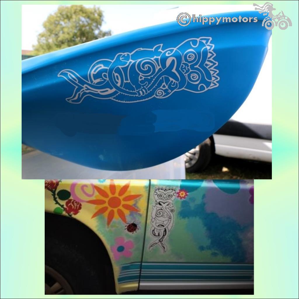 mermaid canoe decal maori kayak sticker