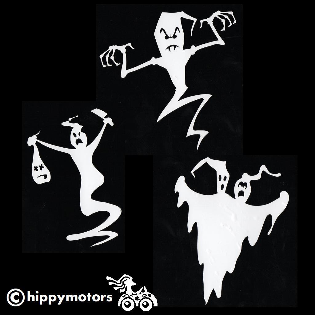 halloween Ghost vinyl car window stickers
