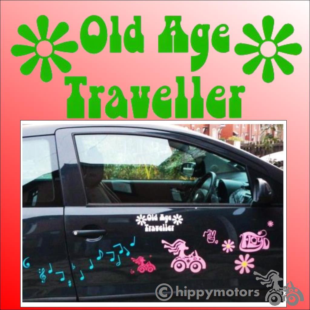 Old age traveller decal